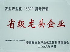 2008年度省級龍頭企業